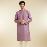Men's Cotton Blend Printed Kurta