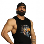 Men's Cotton, Sleeveless Printed Vest