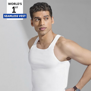 Element Combed Cotton Square Neck Vest for Men
