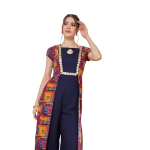 Women's Keyhole-Neck Regular Jumpsuit