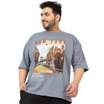 Men's Plussize Oversized Half Sleeves T-Shirt
