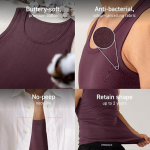 Neo-Cotton Square Neck Vest for Man