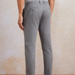 Men's Slim Fit Mid Raise Super Premium Wrinkle Free Casual Trouser Chinos