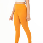 Womens Solid Viscose Full Length Leggings