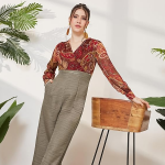 Embellished Wrap Regular-Length Polyester Jumpsuit