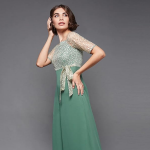 Women's Self Design Cut-Out Georgette Jumpsuit