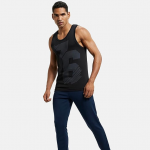 Men's Super Combed Cotton Rich Graphic Printed Regular Fit Vest