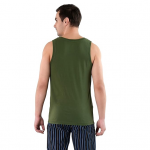 Men's Cotton Crew Neck Brand Print Regular Fit Iyae Fashion Vest