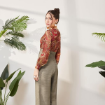 Embellished Wrap Regular-Length Polyester Jumpsuit